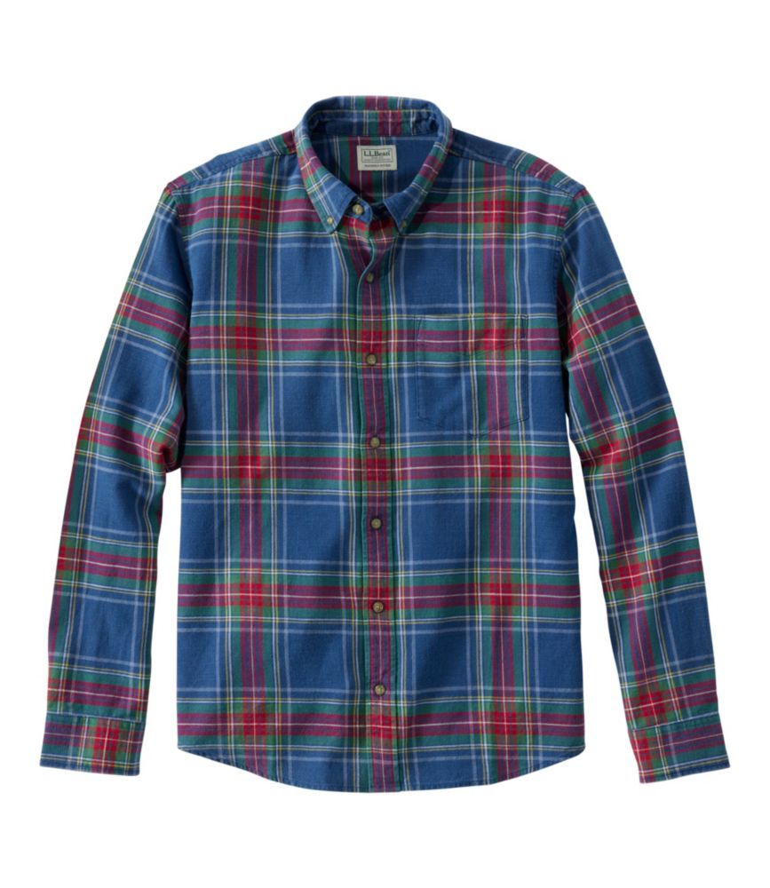 Men's Sunwashed Twill Shirt, Slightly Fitted Untucked Fit