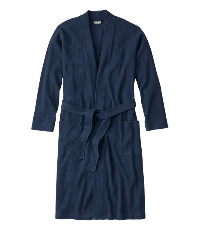 Men's Comfort Waffle Robe, Unlined