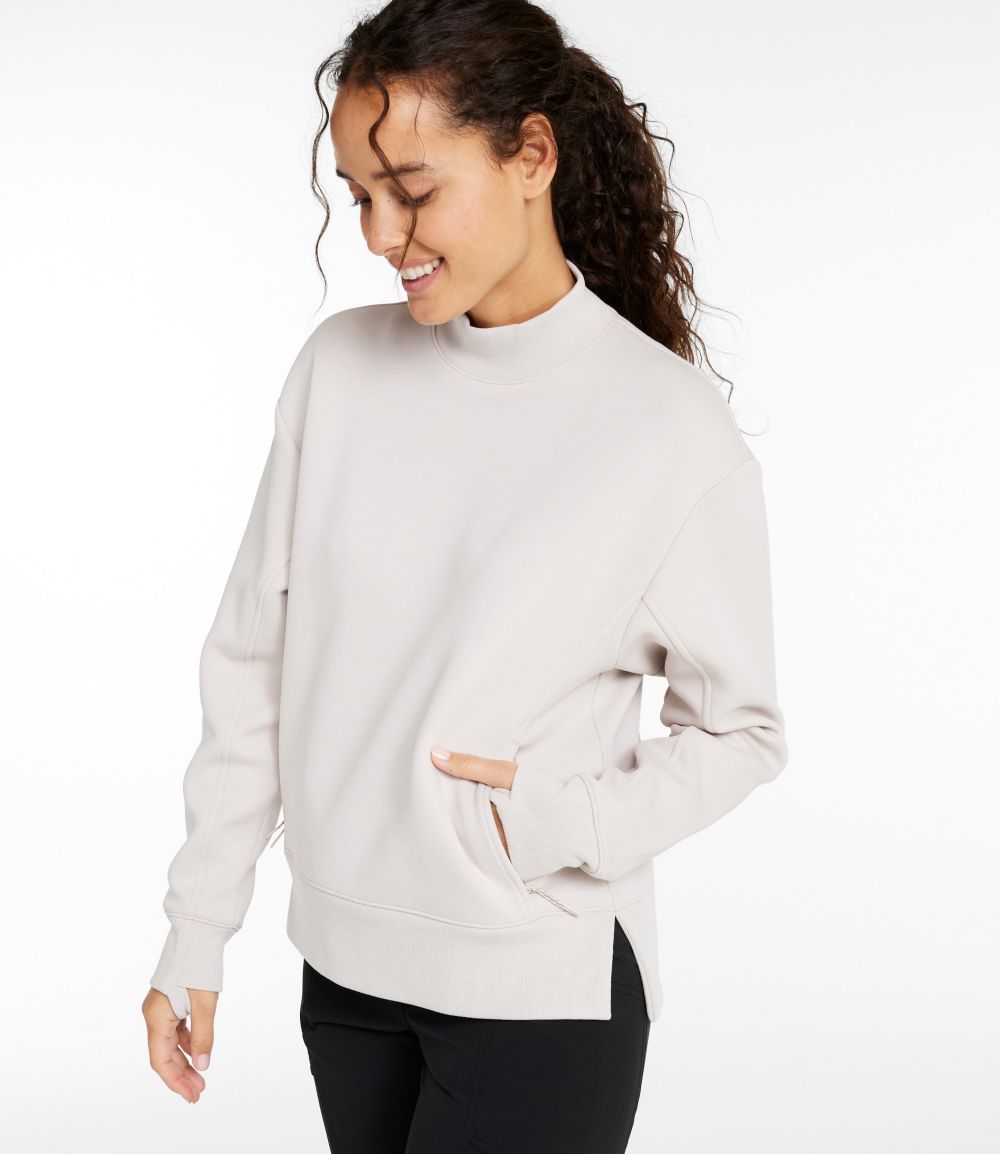 Women's Multisport Mockneck Pullover Sweatshirt