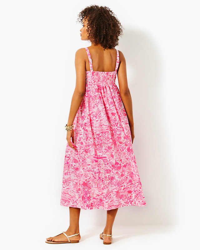 Azora Cotton Midi Dress