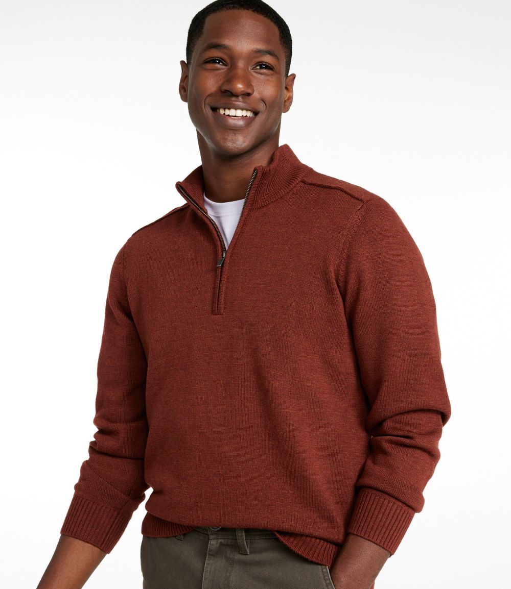 Men's Essential Merino Sweaters, Quarter-Zip