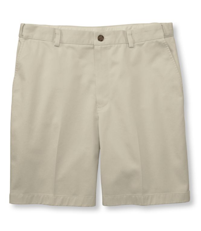 Men's Wrinkle-Free Double L? Chino Shorts, Natural Fit, Hidden Comfort Waist, 8