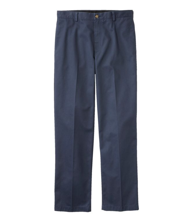 Men's Wrinkle-Free Double L? Chinos, Natural Fit, Plain Front