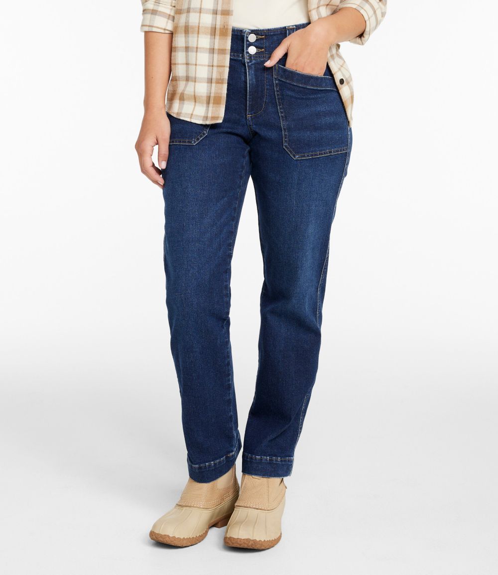 Women's 1912 Field Denim Pants, Mid-Rise Ankle Utility