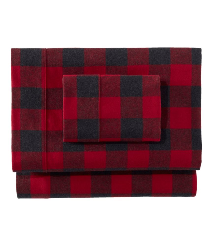 Heritage Chamois Flannel Sheet Collection, Plaid
