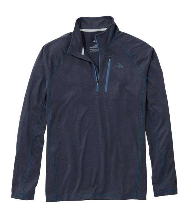 Men's Bean's Quick Dry Trail Tee 1/4 Zip