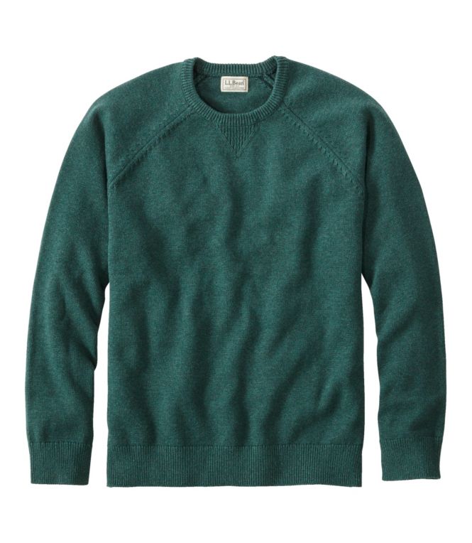 Men's Wicked Soft Cotton/Cashmere Sweater, Crewneck