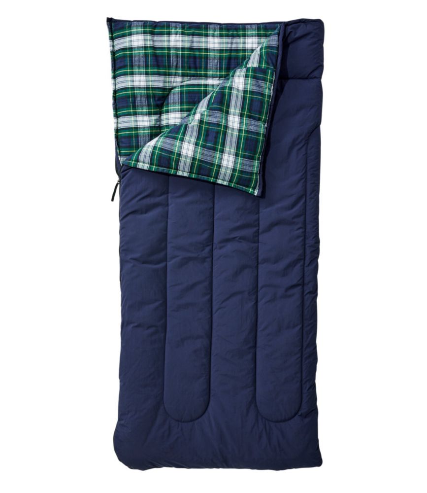 L.L.Bean Flannel Lined Camp Sleeping Bag, 40��