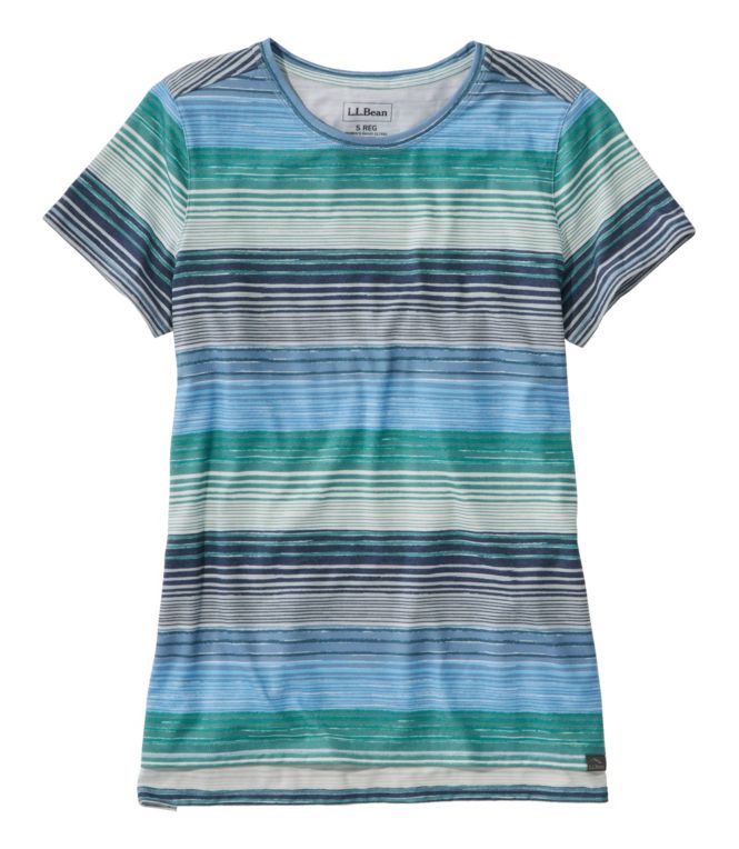 Women's Everyday SunSmart® Tee, Short-Sleeve Stripe