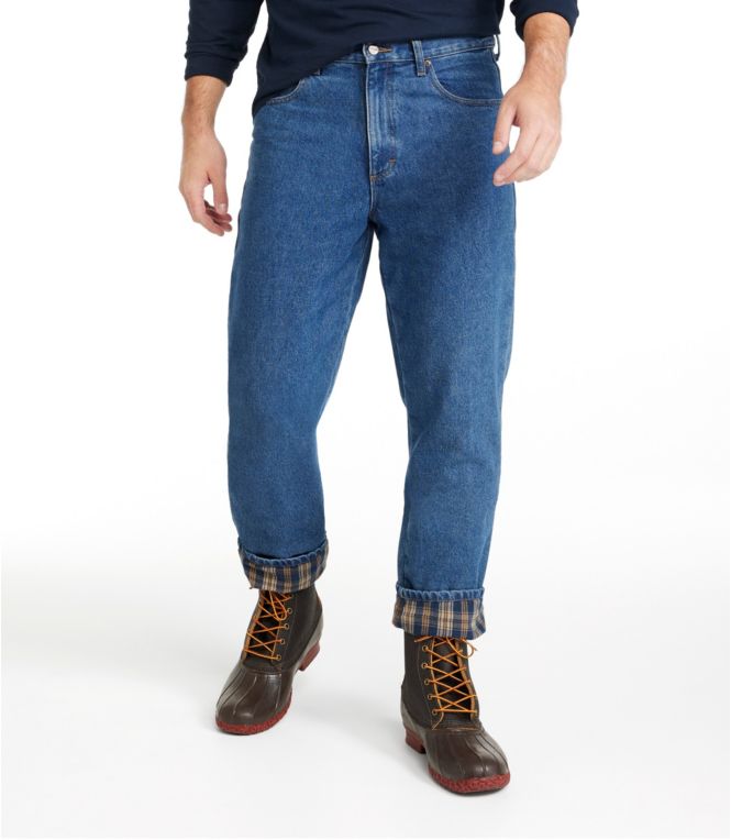 Men's Double L? Jeans, Classic Fit, Flannel-Lined