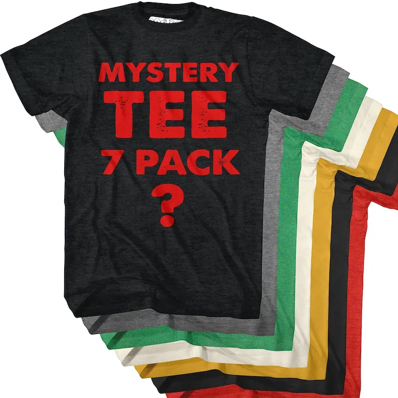 7 Shirt Mystery Pack