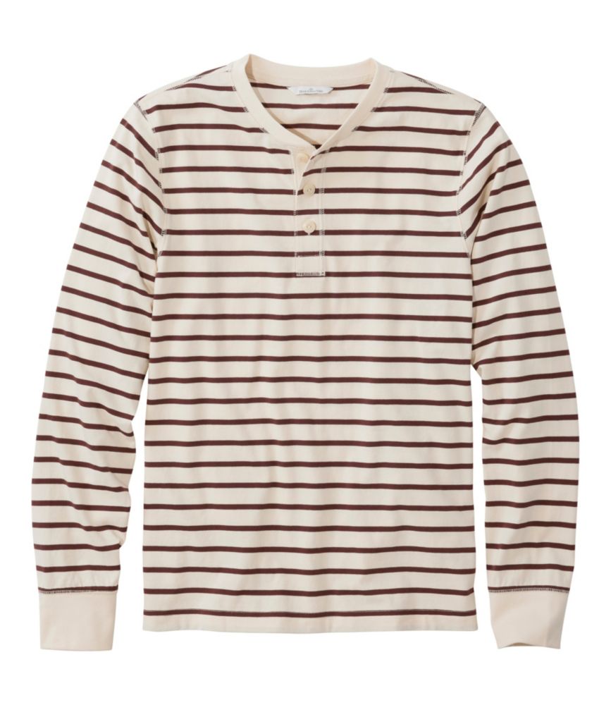 Men's Signature Northwoods Henley, Long-Sleeve, Stripe