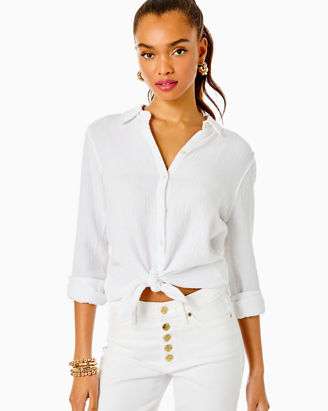 Geanie Button Down Top