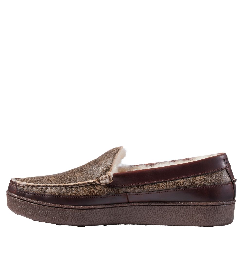 Men's Lodge Moc Vibram® Slippers, Shearling