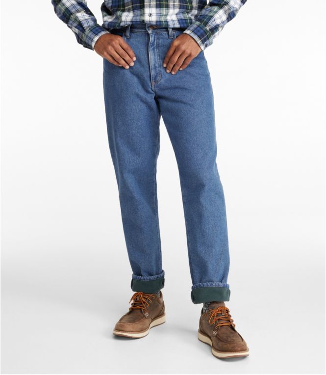 Men's Double L? Jeans, Classic Fit, Fleece-Lined