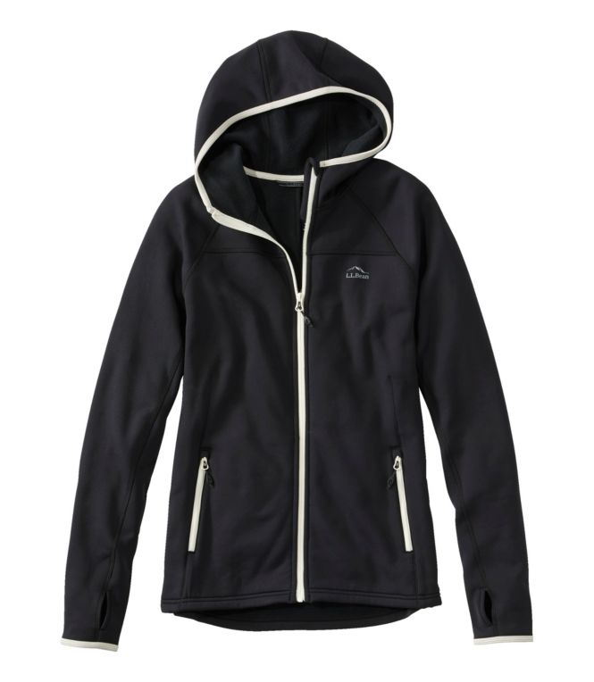 Women's PrimaLoft ThermaStretch Fleece Jacket, Hooded Full-Zip