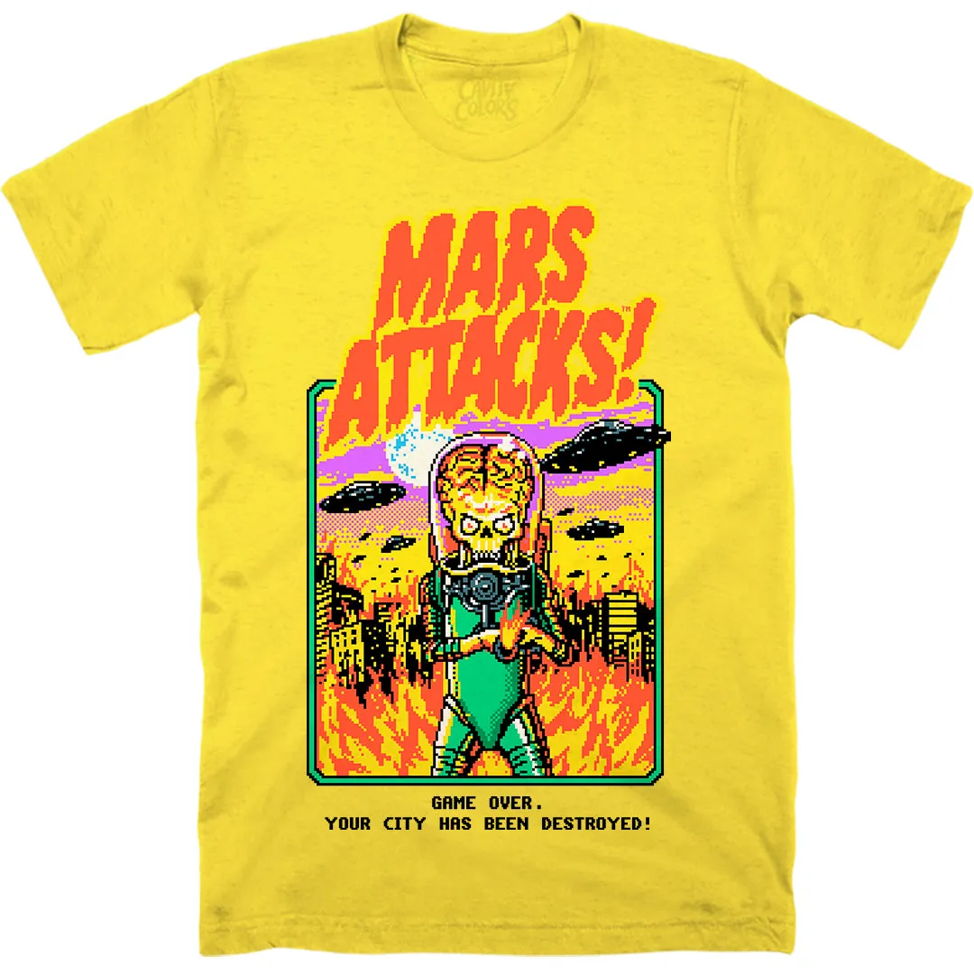 MARS ATTACKS: GAME OVER - T-SHIRT (YELLOW)