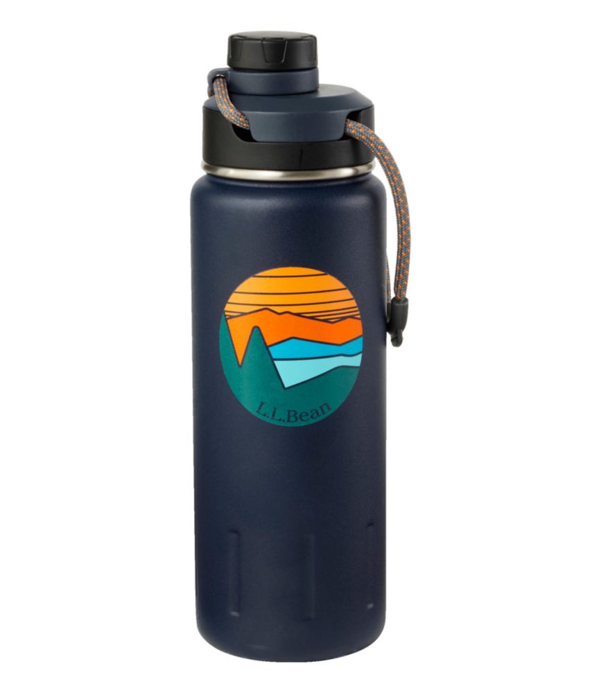 L.L.Bean Insulated Bean Canteen Water Bottle, Print 24 oz.